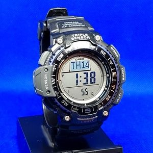 CASIO SGW-1000 (3439) Used Triple Sensor Comp Thermo Alti Baro 54mm